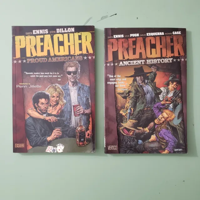 Preacher Book 3 & 4 - Proud American / Ancient History - DC Vertigo