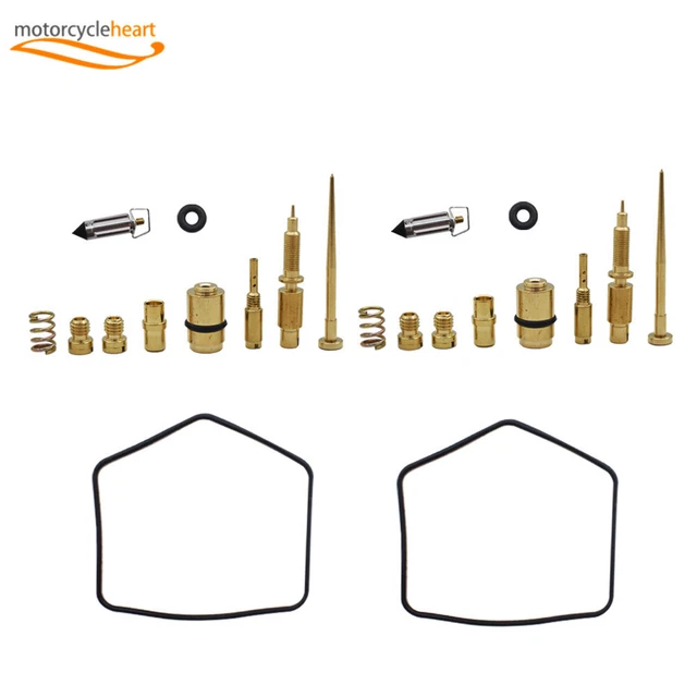 2 Carburetor Carb Repair Rebuild Kit For CB360 CJ360T CL360 Jets Gaskets