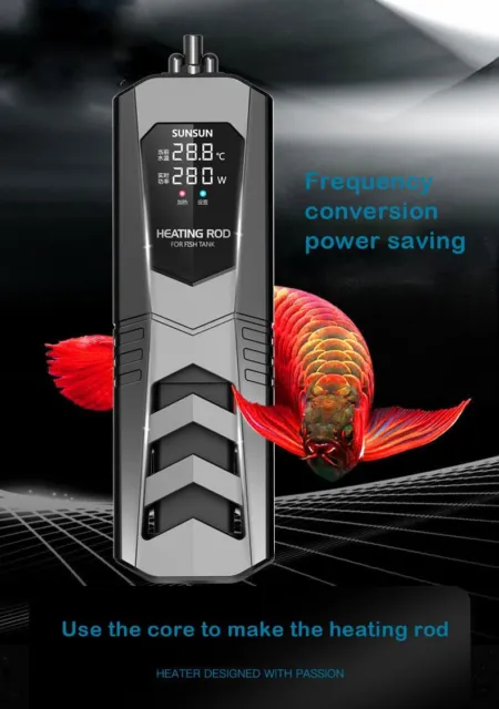 Rod Fish Tank Heating Aquarium Heater Submersible Thermostat Usb Water Mini New