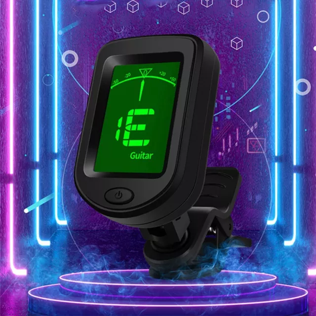 Accordeur de guitare compact LCD facile à utiliser clip-on tuner pour violon ba