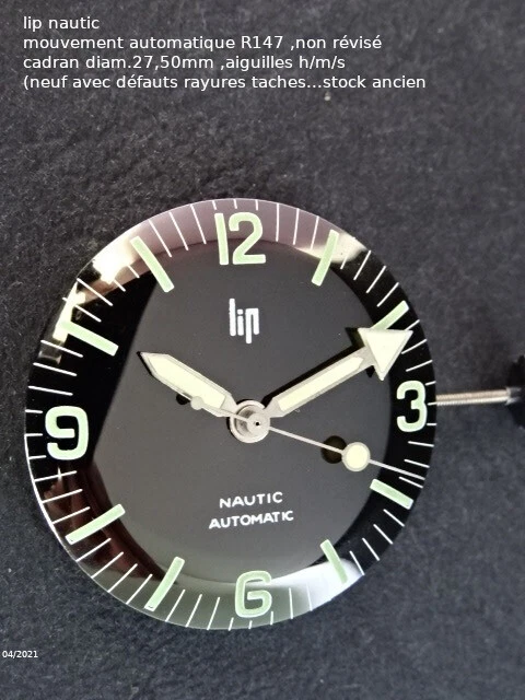 Mouvement De Montre LIP Nautic-ski électronique - NEUF Révisé Et Réglé - Pour Remplacement Ou Réparation