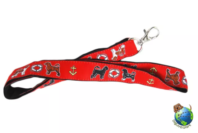 Portuguese Water Dog Lanyard Key & Badge Holder