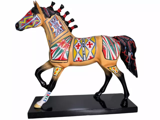 TRAIL OF PAINTED PONIES Tan colorful  CHEYENNE RAWHIDE PONY   1E/7423