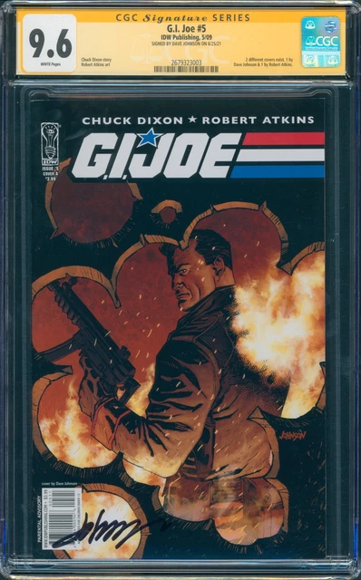 G.I. Joe #5 9.6 CGC Signed by Dave Johnson