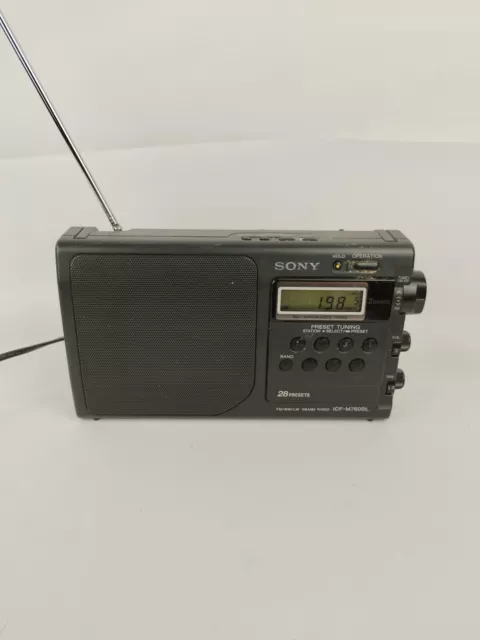 RADIO POSTE SONY ICF- M760SL Vintage  Fonctionne Parfaitement