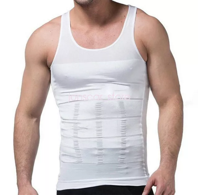 Men's Body Slimming Tummy Shaper Belly Underwear shapewear Waist Girdle Tee Vest