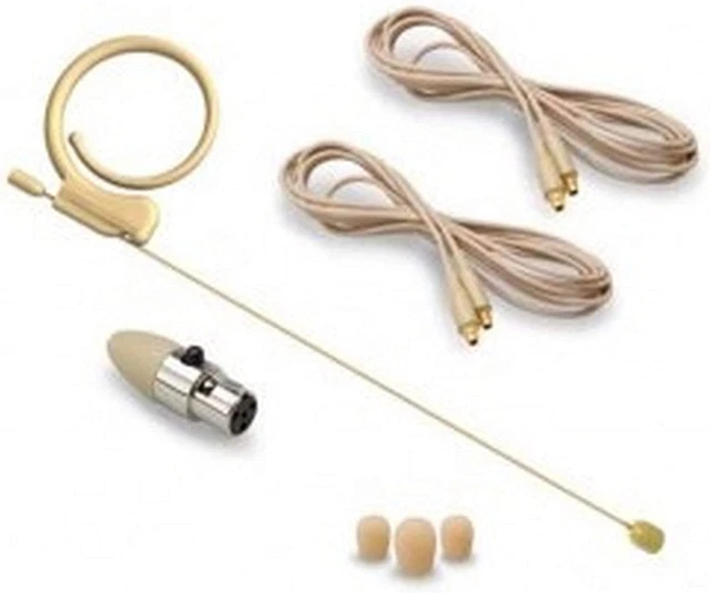 Micrófono desgastado para la cabeza condensador profesional Avlex HS-48ABG 4,6 mm - beige