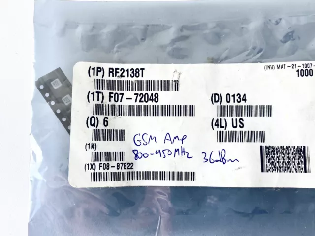 Gsm Amp rf2173sr 800-950mhz 36dbm