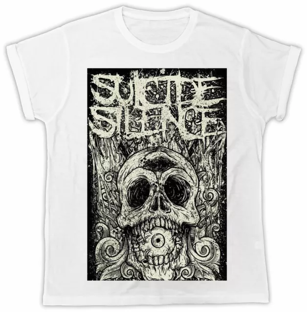 Suicide Silence T-Shirt  Cyclops Deathcore Mitch Lucker Animosity Retro Mens