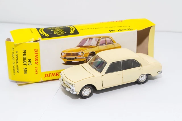 Dinky Toys Peugeot 504 Ref 1415 No Solido No Norev No CIJ No JRD No Mebetoys