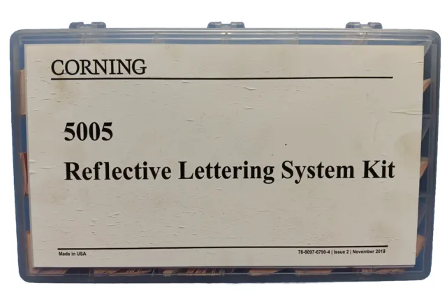 Corning 5005 Reflective Lettering System Kit