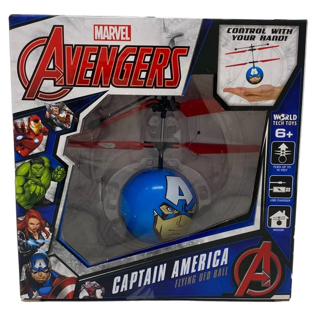 MARVEL AVENGERS CAPTAIN America IR UFO Ball Helicopter Infrared