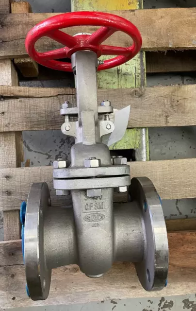 ALOYCO Fig: 117F Stainless Steel CF8M Gate Valve 3" Class 150 RF Flanged End