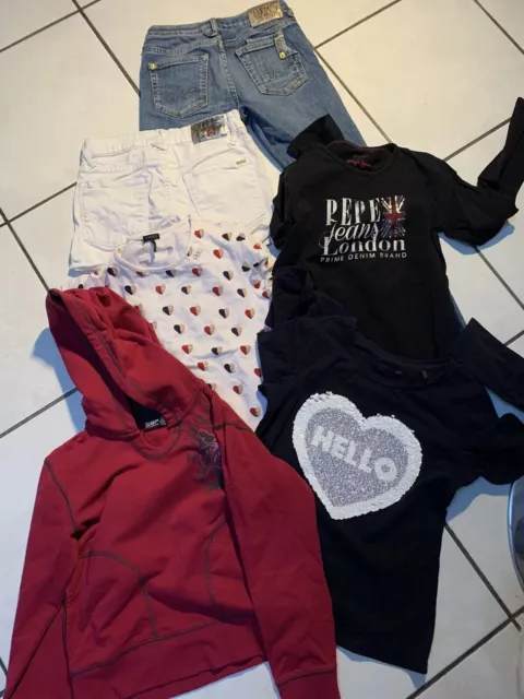 Lot Fille 8.10 Ans Jeans Le Temps Des Cerises Ikks Esprit Pepe Jeans