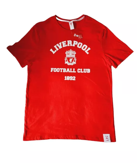 OFFICIAL Liverpool Football Club 1892 Red T-shirt L.F.C New With Tags Size Large 2