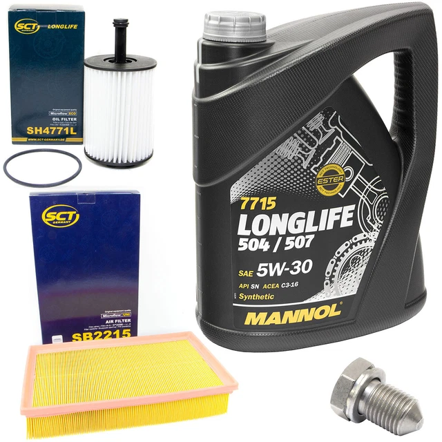 BandelOne Filterset + 5W30 Öl Für Ford Transit 2.2 Tdci Ab 2006