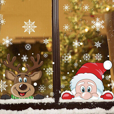Pegatina para ventana de Navidad copo de nieve pegatina para ventana decoración navideñaMD