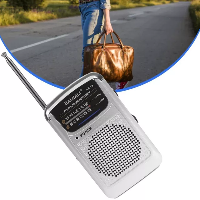 Mini radio trois voies avec antenne télescopique parfaite pour les aventures en