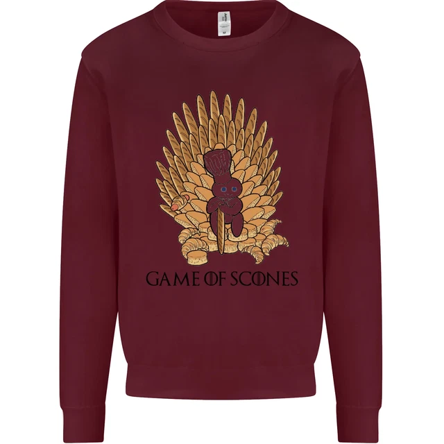 Felpa da uomo Game of Scones Funny Movie Parody GOT 4