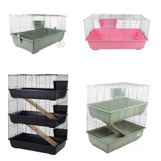 Indoor Rabbit Cages Small Animal Pet Home Guinea Pig Hutch House Brand New