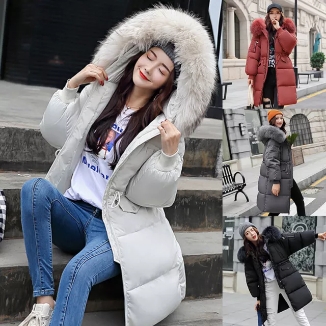 Manteaux Femme Hiver avec Capuche,Manteau Femme,Blouson Cuir Femme  Capuche,Dames Fourrure Doublure Manteau Aux Femmes l'hiver Chaud Épais  Longue Veste Encapuchonné Parka : : Mode