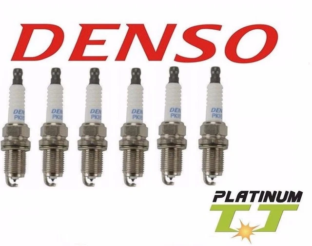 6 OEM SPARK Plugs DENSO Platinum Titanium TT Performance Power PKH16TT