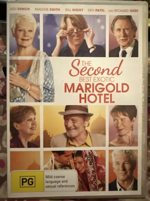 The Second Best Exotic Marigold Hotel (DVD, 2015)