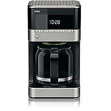 Braun PurAroma 7 Filterkaffeemaschine - Schwarz/Silber (KF7120)