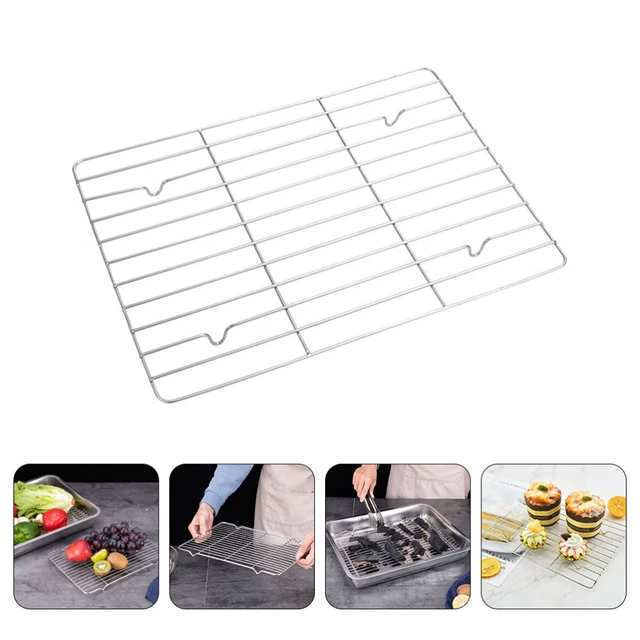 BAKING WIRE RACK Racks for Oven Use with Pan Grilling Cooling Steam