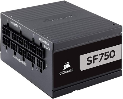 Corsair CP-9020186-UK SF750 80 Plus Platinum Certified Power 750 Watts, Black