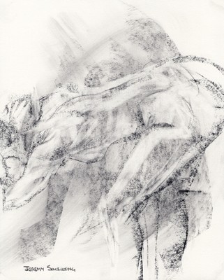 nude figure line drawing
