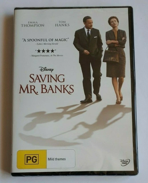 Saving Mr. Banks Movie PAL PG DVD Region 4 NEW SEALED Tom Hanks