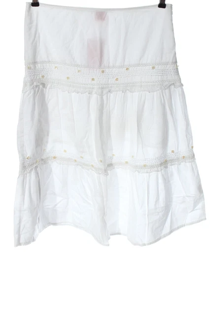 Mini-jupe Esprit Femme – Taille 40 – Blanc Cassé – Coton – Style Décontracté