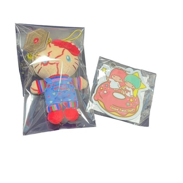 HELLO KITTY CHUCKY Japan Limited USJ Halloween Plush Doll Sanrio Rare