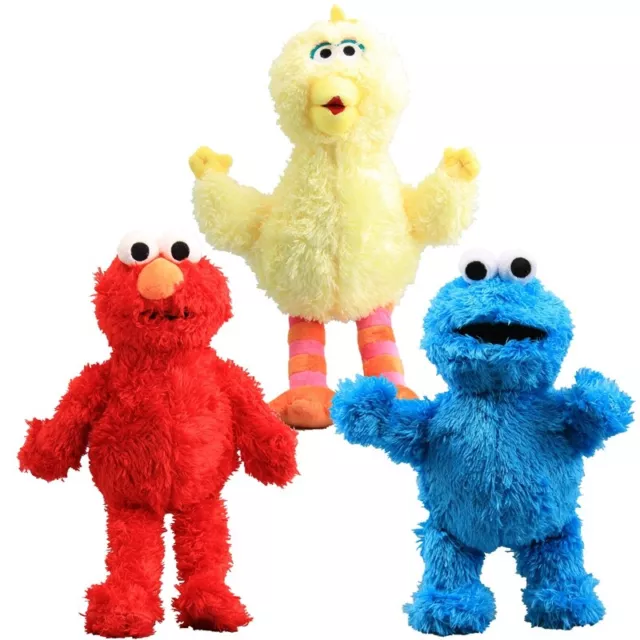 New Sesame Street Large Elmo And Cookie Monster Soft Plush Toys 30cm Kids Toy