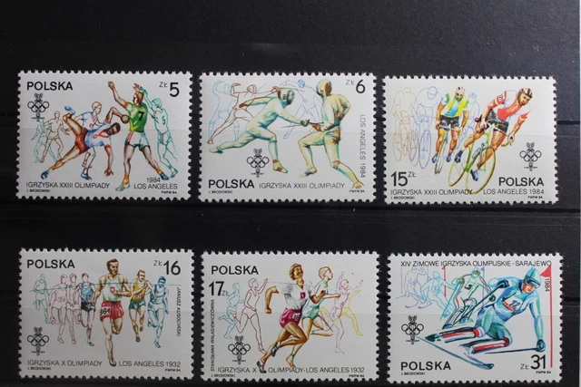 Polen 2913-2918 postfrisch Olympische Spiele #RN165