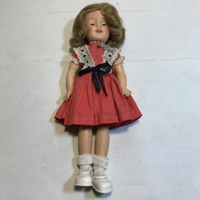 Vintage ideal shirley temple doll ST-I2 W/ Clothes And Pin