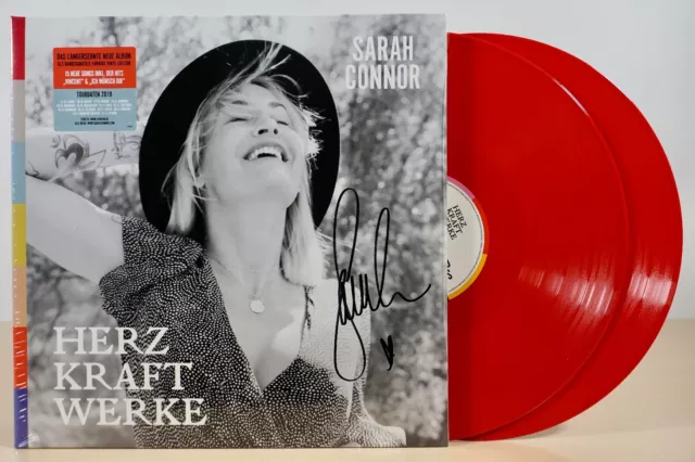 2 LP: Sarah Connor - Herz Kraft Werke, Ltd. Vinyl Edition, Signiert, NEU & OVP