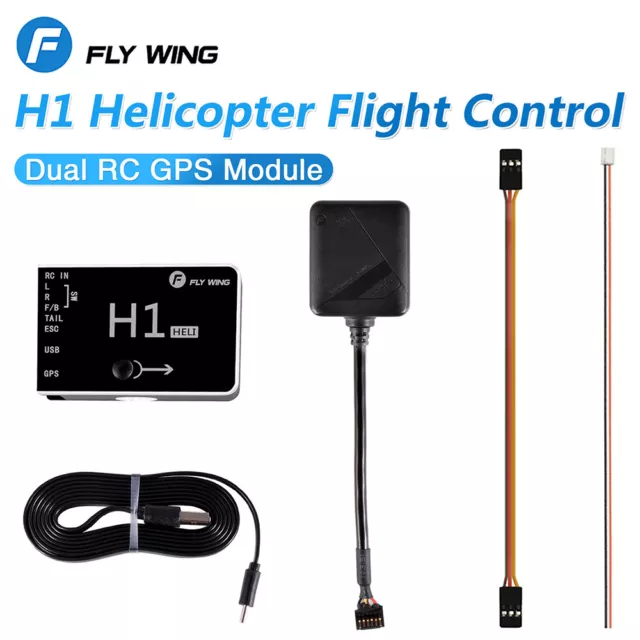 FLY Wing H1 RC GPS Helicopter Flight Controller 6CH Flybarless Gyro for FW450L