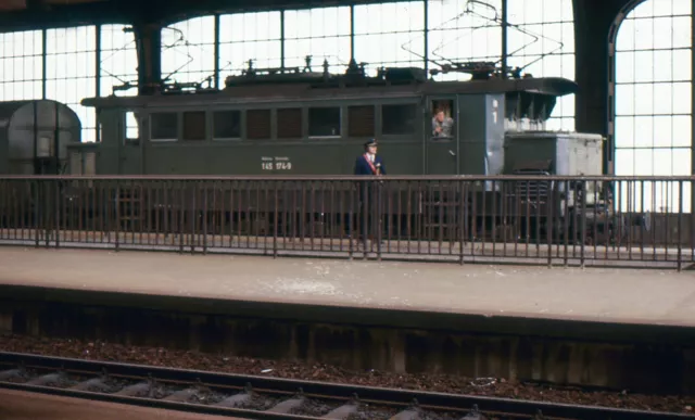 Originaldia 145 174, Karlsruhe Hbf, 1976