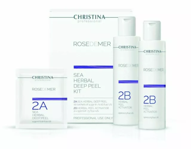 Christina Rose De Mer - Kit de exfoliación profunda a base de hierbas...