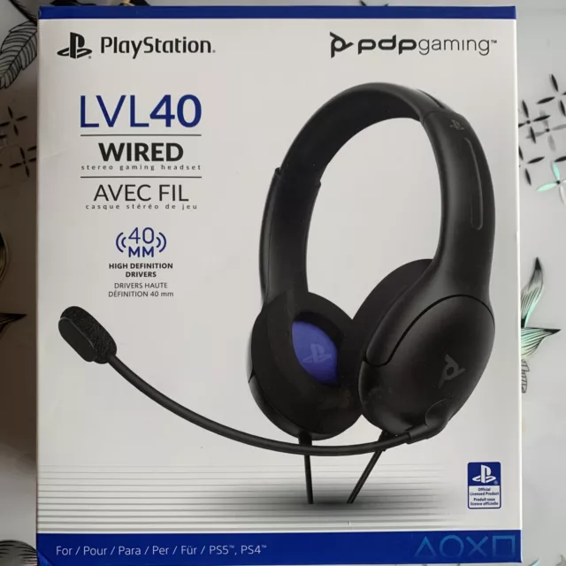 Casque LVL40 PlayStation Ps5 Ps4