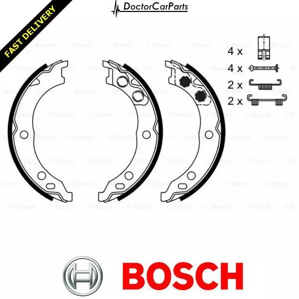 Hand Brake Shoes FOR PEUGEOT BOXER II 02->06 2.0 2.2 2.8 244 Z Bosch