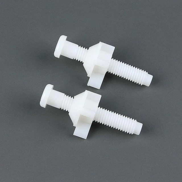 4-Pack Toilet Seat Screw Kit - Everything You Need To Fix A Wobbly Toilet Seat (Bolts, Nuts, Washers Included) - View #7