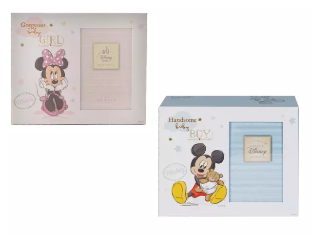 Mickey Minnie Mouse Baby Keepsake Box Disney Magical Beginnings Christening Gift