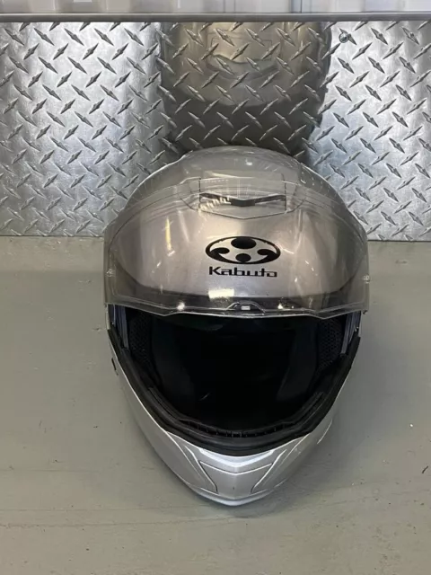 Kabuto Ibuki Modular Flip Up Motorcycle Helmet Gray Size Large