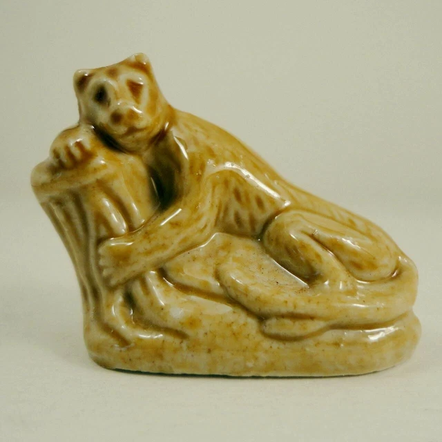 Wade Figurine Red Rose Tea England Endangered Animals Species Florida Panther