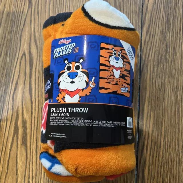 Funko Pop Tony The Tiger Kellogg's Frosted Flakes Fleece Blanket Throw