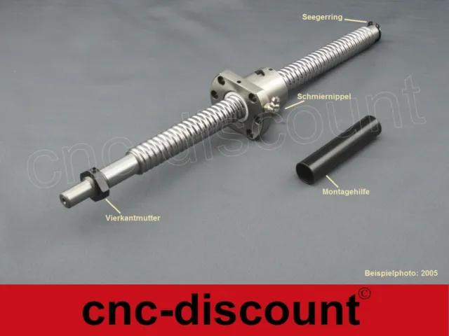 Kugelumlaufspindel  2005 x  550mm  CNC Fräse Spindel  ball screw  Linear