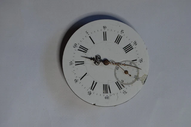 Mécanisme De Montre à Gousset Ancien - À Réviser Ou Pour Pièces Détachées - Occasion